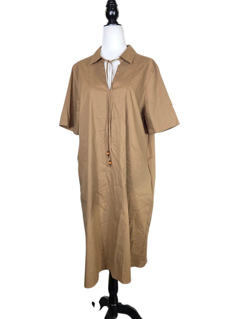 Renuar Classic Tunic Minimalist Midi Dress